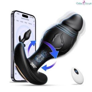 360° Rotating AI Controlled Silicone Butt Plug