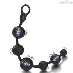 12 Inch Vibrating Butt Plug Anal Beads Massager