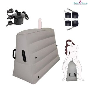 Dildo Mount Sex Pillow with Handcuffs for Couples