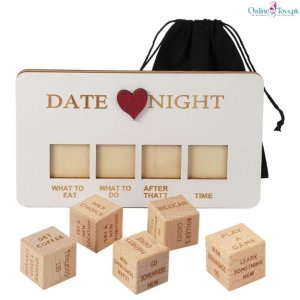 Wooden Couples Love Dice Game