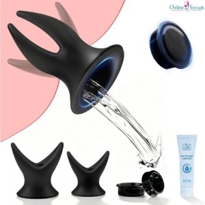 Hollow Shape Silicone Anal Butt Plug Set