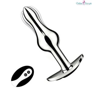 Small Metal Vibrating Butt Plug Adult Toy