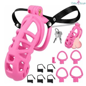 Elastic Large Male Chastity Cage Sex Toys