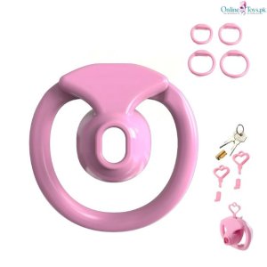 Inverted Resin Chastity Cage Set for Men